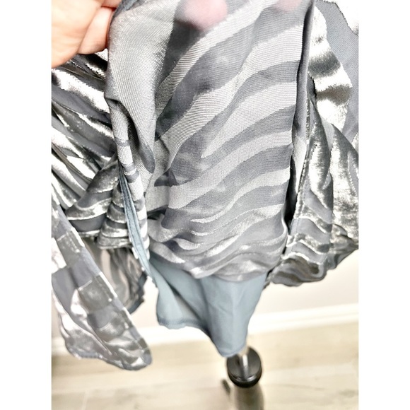 NWT IRO Nimas one-shoulder zebra-print mini dress - Picture 10 of 12